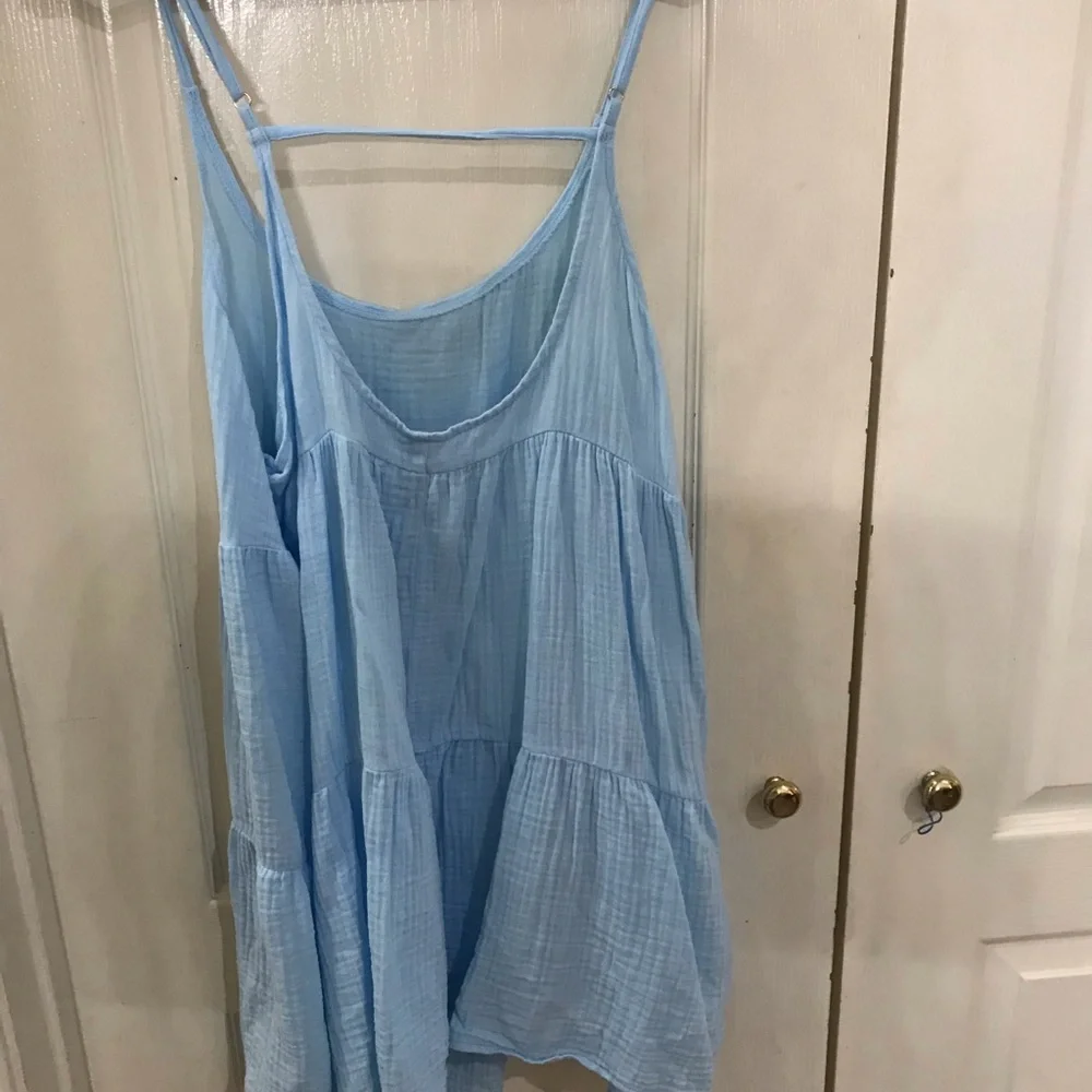 Wild Fable Sky Blue Sleeveless Dress - Picture 4 of 6